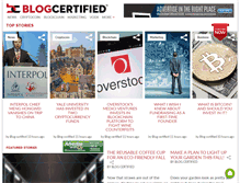 Tablet Screenshot of blogcertified.com